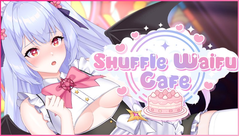 Shuffle Waifu Cafe — key art
