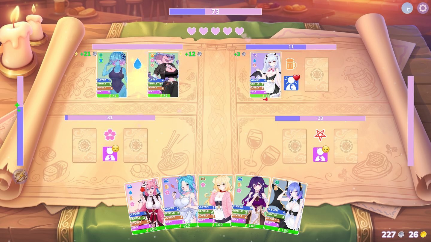 Shuffle Waifu Cafe — screenshot 2
