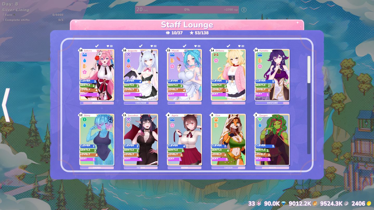 Shuffle Waifu Cafe — screenshot 4